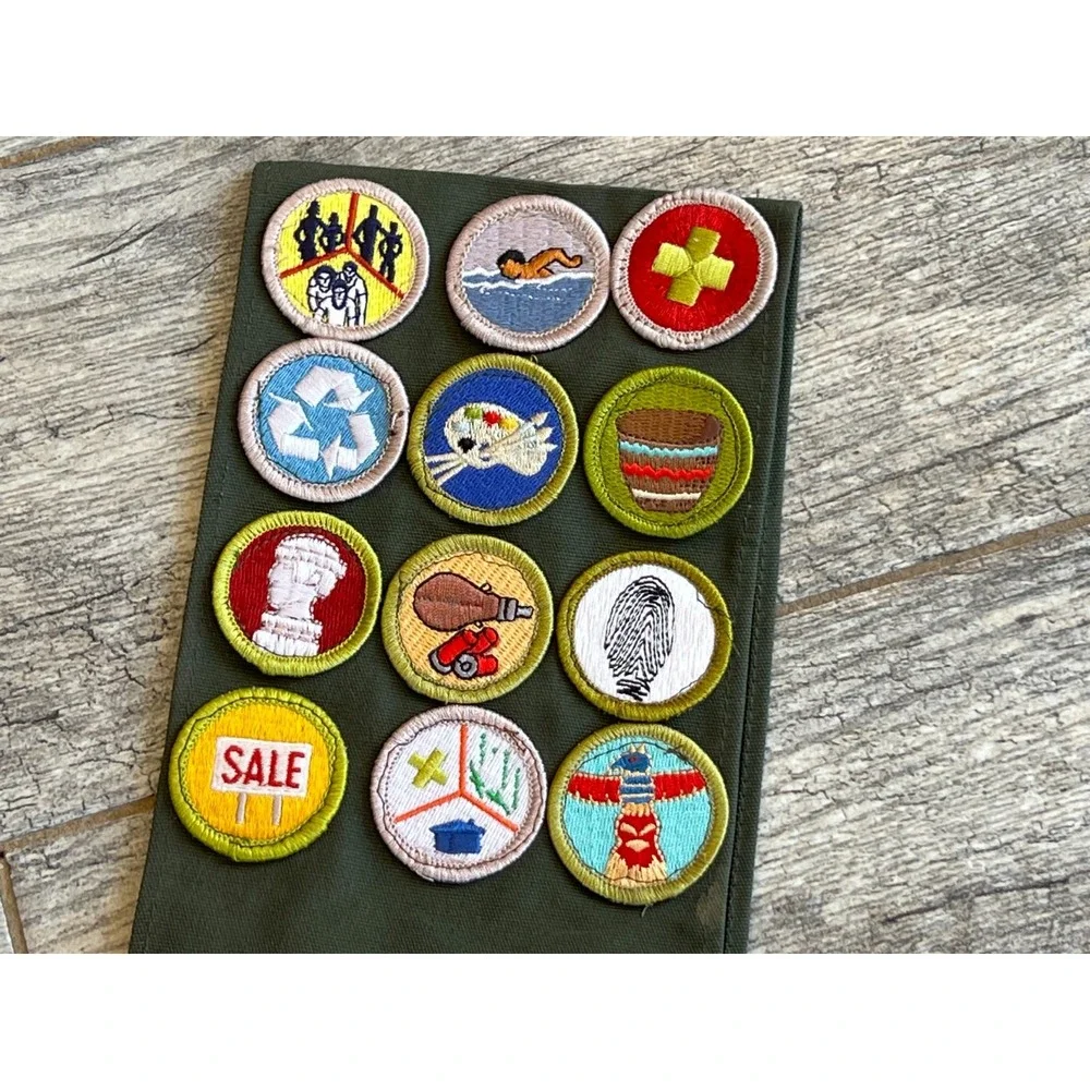Boys Scouts of America Official Uniform Merit Badge Sash 36